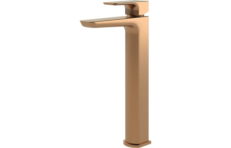 Boulez Tall Basin Mixer - Brushed Bronze