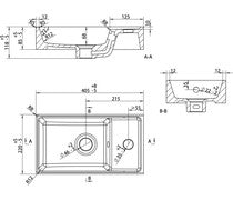 Viola 410mm Wall Hung Unit