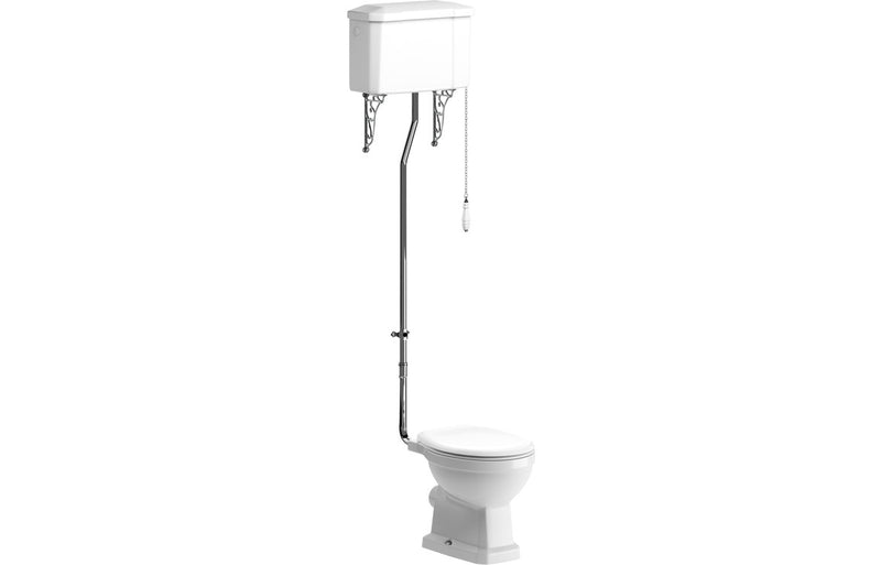 Sherwood Traditional High Level WC - Chrome