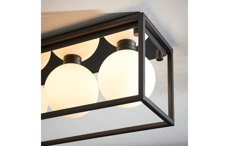 Box Ceiling Light - Matt Black