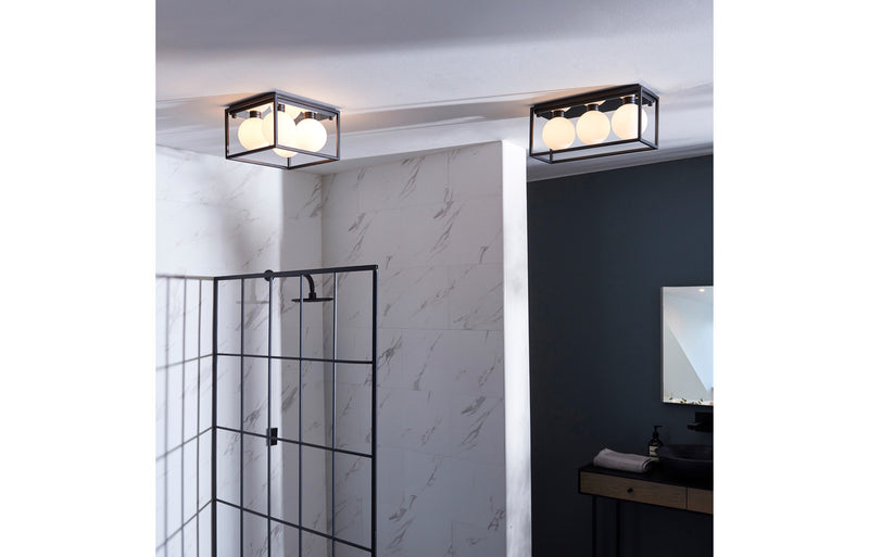 Box Ceiling Light - Matt Black