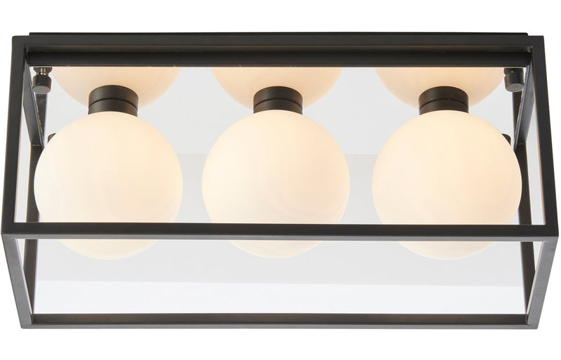 Box Ceiling Light - Matt Black