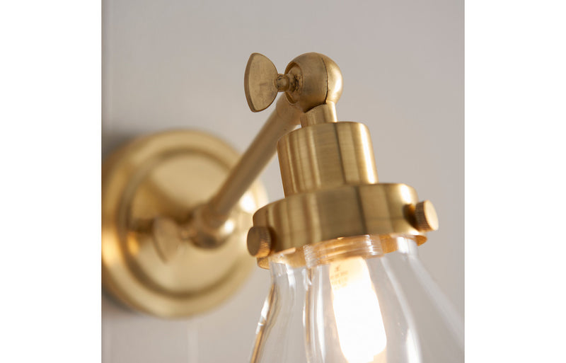 Cairo Wall Light - Brushed Brass