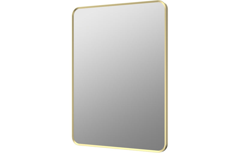 Kenya 600x800mm Mirror - Brushed Brass