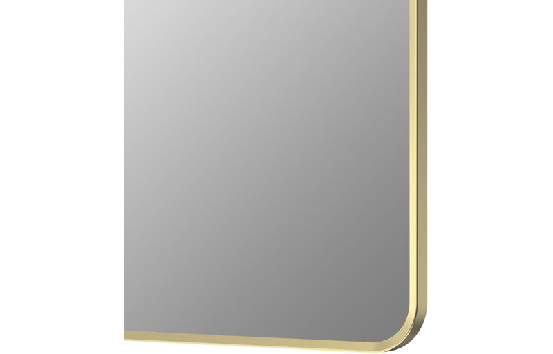 Kenya 600x800mm Mirror - Brushed Brass