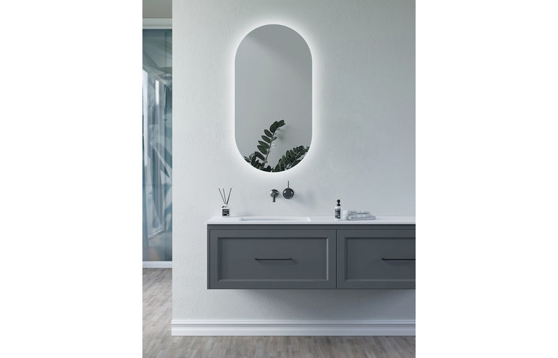 Tavina 400mm Oblong Back-Lit LED Mirror