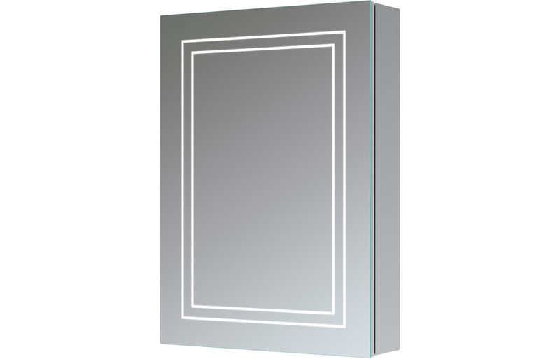 Ikus 500mm 1 Door Front-Lit LED Mirror Cabinet