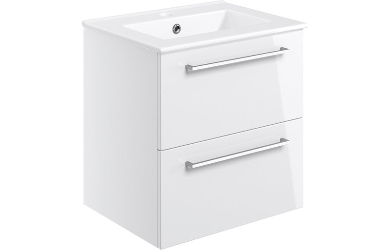 Viola 2 Drawer Wall Hang Vanity Unit